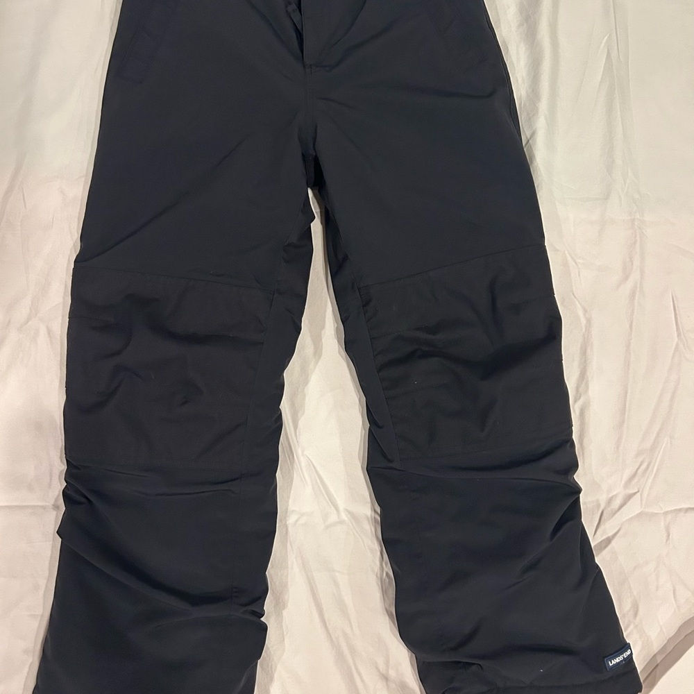Lands’ End Black Youth Snow Pants